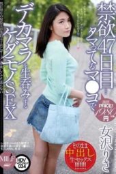 MUML-034 Forty-seven days of abstinence a beastly sex where I swallow a big dick with my aroused pussy Risa Onnazawa