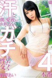 DVAJ-163 Sweat, squirting, and love juices that won’t stop in intense sweaty sex with 4 rounds! Minano Ai